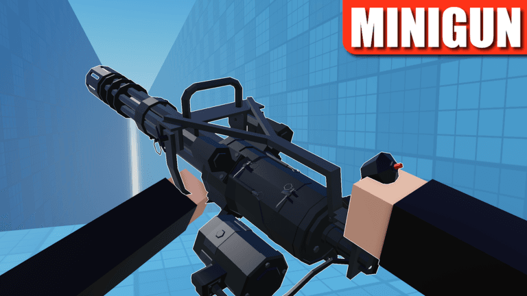 Official Weird Gun Game minigun update artwork
